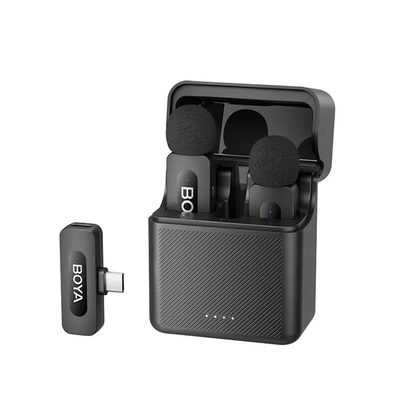 Boya BY-V30 2.4 GHz Dual-Channel Wireless Microphone System Black | მიკროფონი