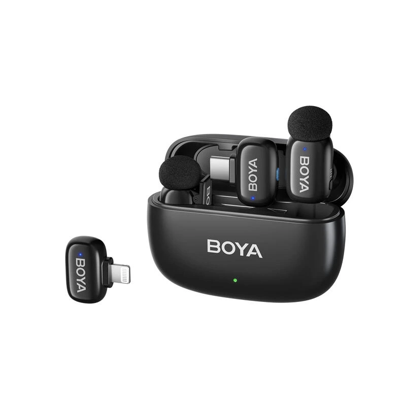 BOYA MINI 2-01 Ultracompact 2.4GHz Wireless Microphone System Combo Black | Микрофон