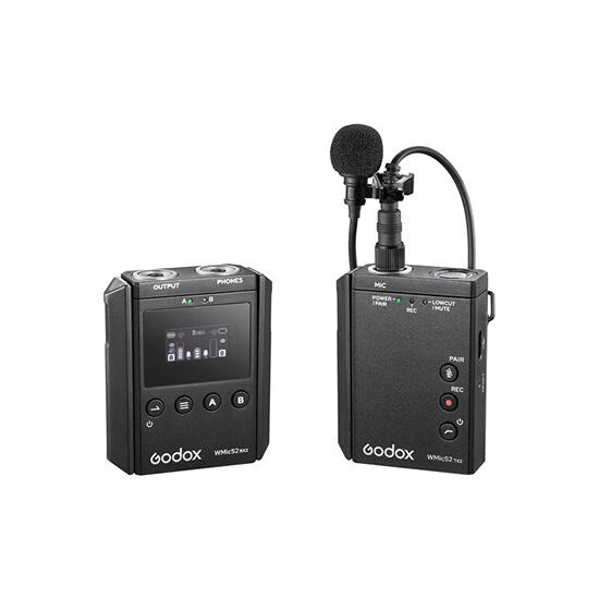 Godox UHF Wireless Microphone System WMicS2 Kit 1 Black | მიკროფონი