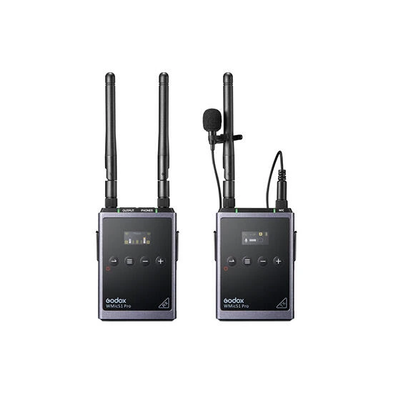 Godox UHF Wireless Microphone System WMicS1 Pro Kit1 Black | მიკროფონი
