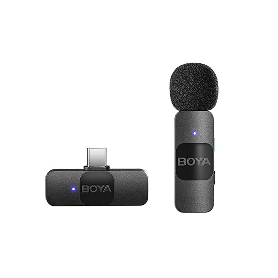 Boya BY-V10 Ultracompact 2.4GHz Wireless Microphone System Black | მიკროფონი