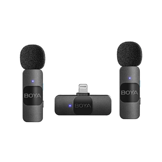 Boya BY-V2 Ultracompact 2.4GHz Wireless Microphone System Black | Микрофон