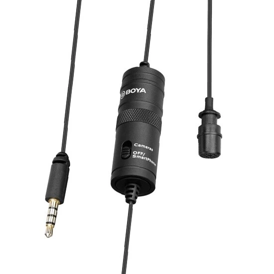 BOYA BY-M1 Omni Directional Lavalier Microphone Black | Микрофон