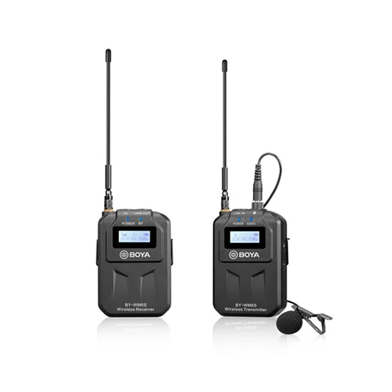 BOYA BY-WM6S UHF Wireless microphone | მიკროფონი
