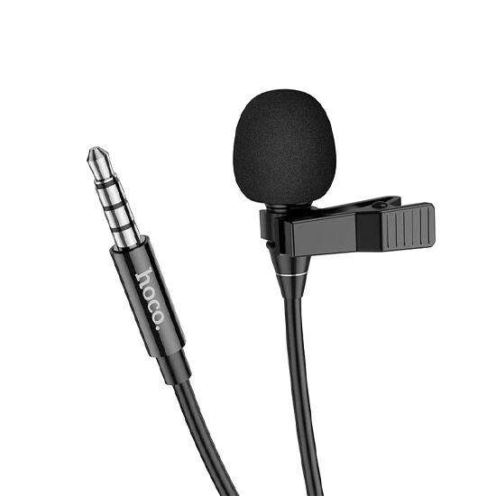 Hoco Lavalier Microphone 3.5 L14 Black | მიკროფონი