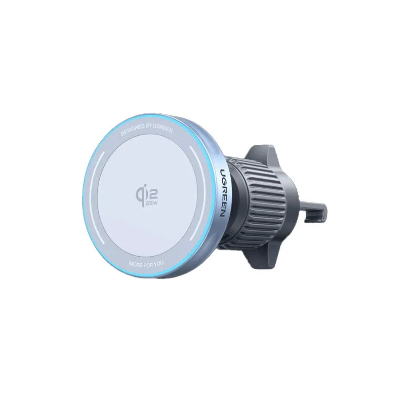 Ugreen MagFlow 25W Magnetic Wireless Car Charger 55967 Grey | teleponis samagri