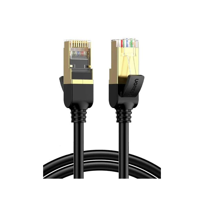 Ugreen Cat7 Patch Cord STP Ethernet Lan Cable 1m 11268 Black | LAN კაბელი