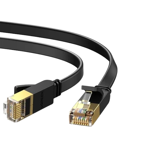 Ugreen Cat 7 U/FTP Lan Cable Flat Design 5m 11263 Black | LAN კაბელი