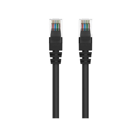 Belkin CAT6 Ethernet Cable Patch Snagless 5M RJ45M A3L981BT05MBKHS Black | LAN cabels