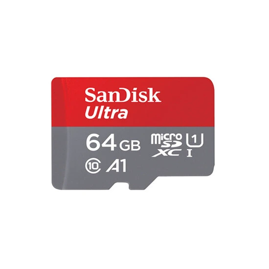 SanDisk 64GB Ultra MicroSD/HC UHS-I Card 100MB/S Class 10 SDSQUNR-064G-GN3MN | Memory card