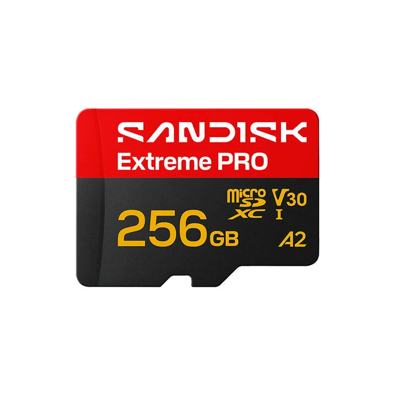 SanDisk 256GB Extreme PRO microSDXC UHS-I V30 A2 250MB/s 256GB SDSQXCJ-256G-GS6MA | მეხსიერების ბარათი