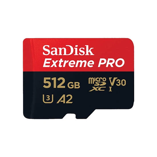 SanDisk 512GB Extreme PRO microSDXC UHS-I V30 A2 200MB/s SDSQXCD-512G-GN6MA | მეხსიერების ბარათი