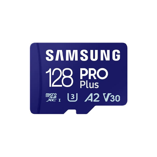 Samsung Pro Plus A2 V30 MicroSD 128GB Class 10 MB-MD128SA | მეხსიერების ბარათი