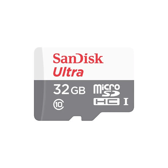 SanDisk 32GB Ultra MicroSD/HC UHS-I Card 100MB/S Class 10 SDSQUNR-032G-GN3MN | მეხსიერების ბარათი