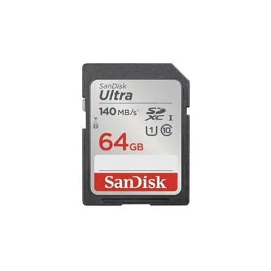 SanDisk 64GB Ultra SD/HC UHS-I Card 140MB/S Class 10 SDSDUNB-064G-GN6IN | Memory card