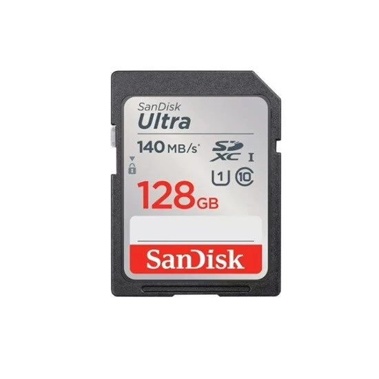 SanDisk 128GB Ultra SD/HC UHS-I Card 140MB/S Class 10 SDSDUNB-128G-GN6IN | Memory card