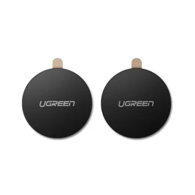 Ugreen Rounded Metal Plate for Magnetic Phone Stand 2 Pack 30836 Black | teleponis samagri