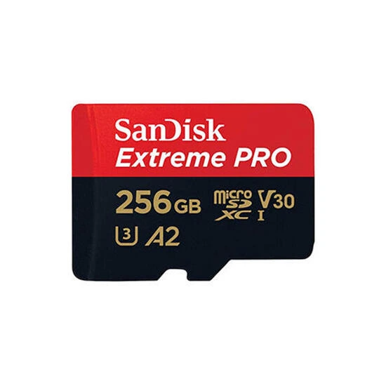 SanDisk 256GB Extreme PRO microSDXC UHS-I V30 A2 200MB/s 256GB SDSQXCD-256G-GN6MA | მეხსიერების ბარათი