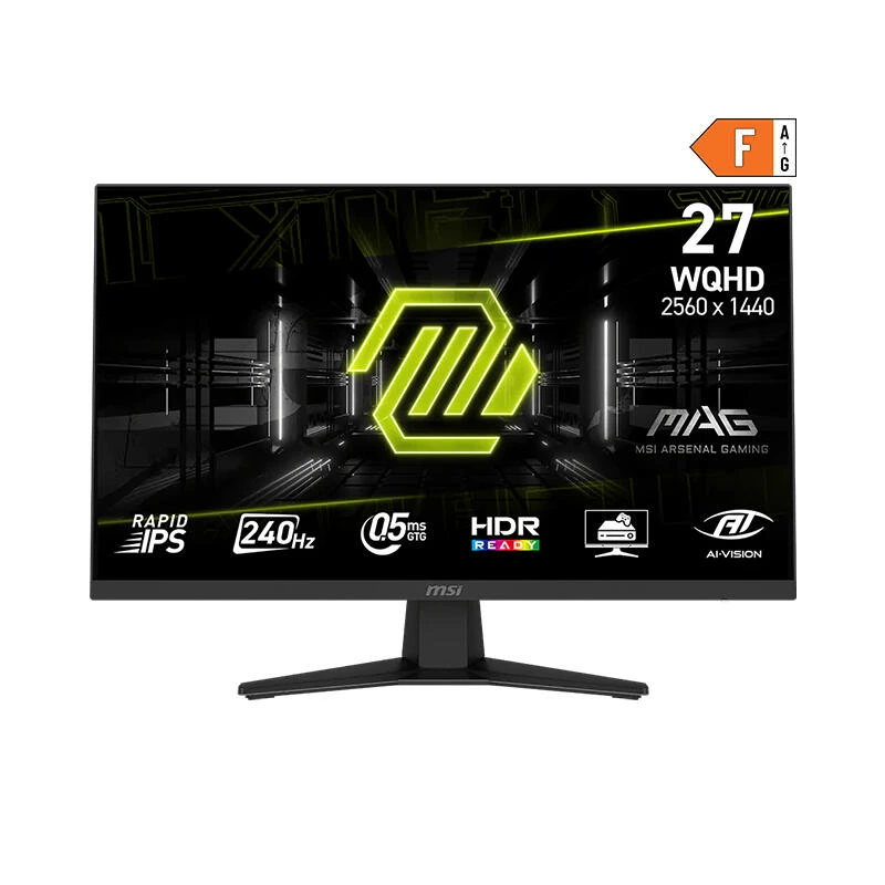 MSI Gaming Monitor 27 MAG 274QF 9S6-3CE41H-052 Black | მონიტორი