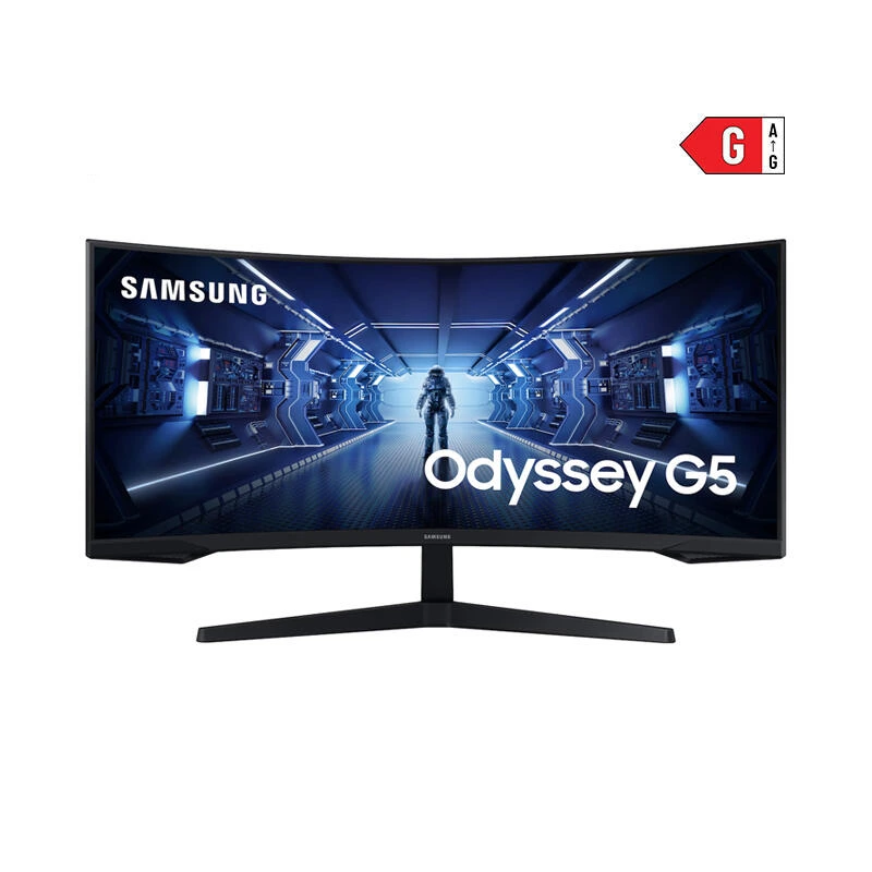 Samsung Odyssey G5 Gaming Monitor 34 LC34G55TWWIXCI Black | Monitor