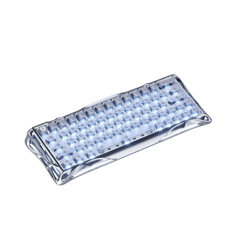 GravaStar Gaming Keyboard Mercury V60 Pro 60keys UFO Magnetic 8K GSV60PRO_XTAL_S_SLV Sliver Frost | კლავიატურა