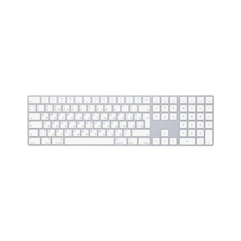 Apple Magic Keyboard with Numeric Keypad Wireless Rechargable Silver MQ052RS/A Silver | klaviatura