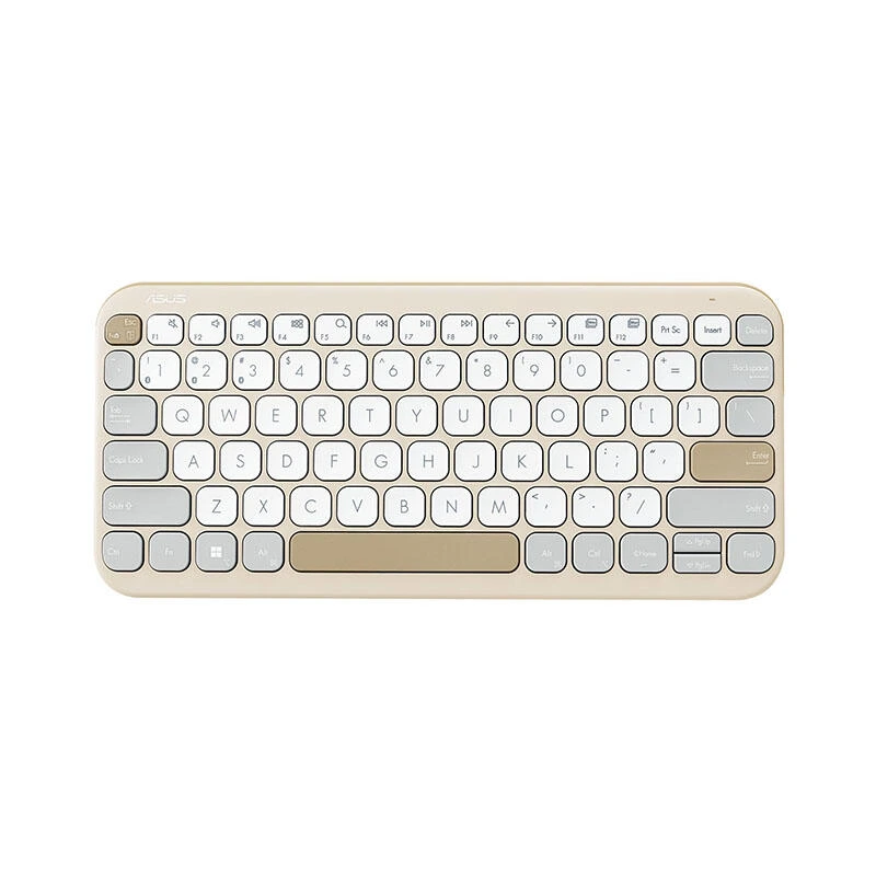 Asus Wireless Keyboard KW100 90XB0880-BKB170 Oat Milk | კლავიატურა