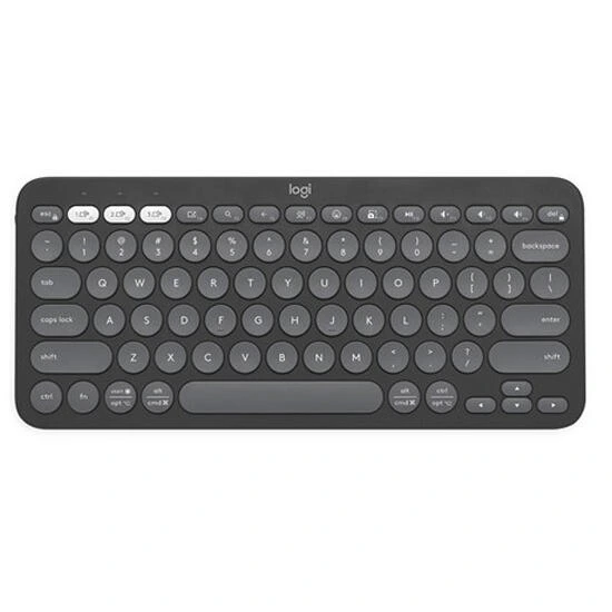 Logitech Pebble Keys 2 K380s Bluetooth Keyboard Graphite | კლავიატურა