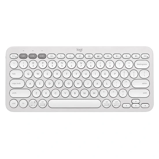 Logitech Pebble Keys 2 K380s Bluetooth Keyboard White | კლავიატურა