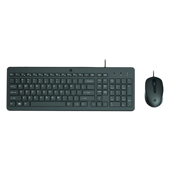 HP 150 Wired Mouse and Keyboard 240J7AA Black | კლავიატურა