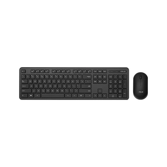 Asus CW100 Wireless Keyboard and Mouse Black | კლავიატურა