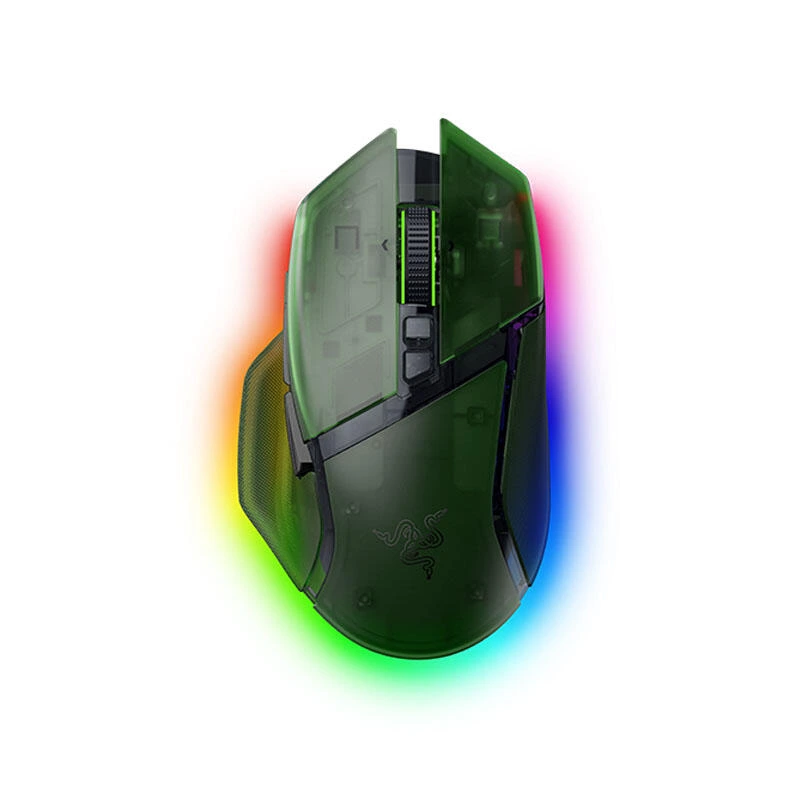 Razer Gaming Mouse Basilisk V3 Pro 35K WL Ed RZ01-05240300-R3G1 Phantom Green | მაუსი