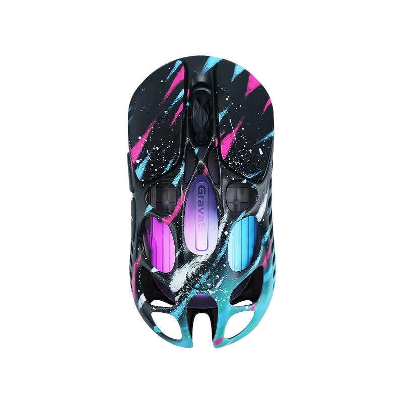 GravaStar Gaming Mouse Special Edition Mercury X Pro Wireless 8K Dongle Neon Graffiti | mausi