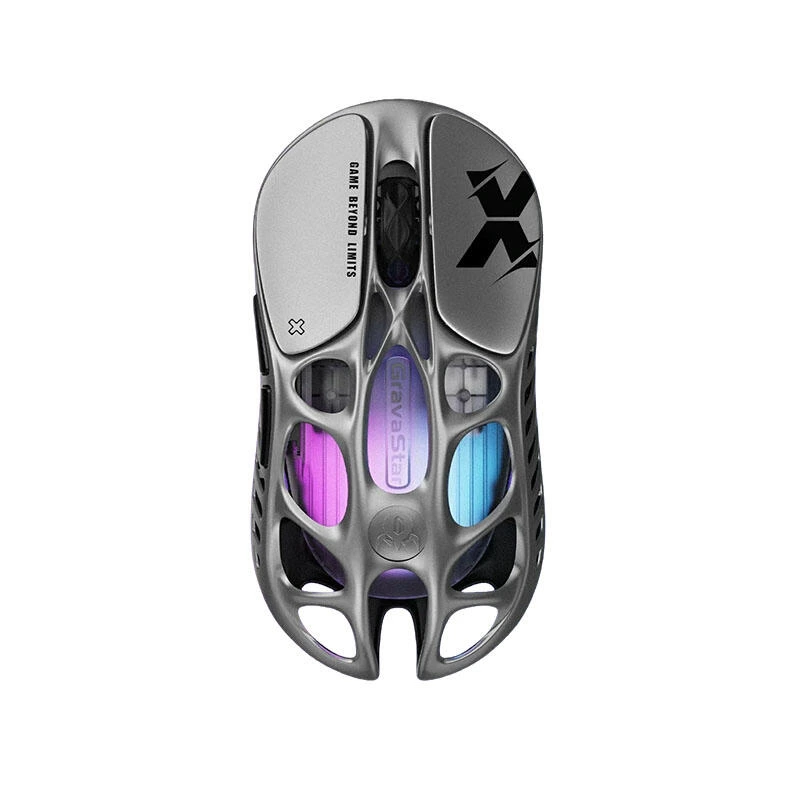 GravaStar Gaming Mouse Mercury X Wireless Interstellar Silver | მაუსი