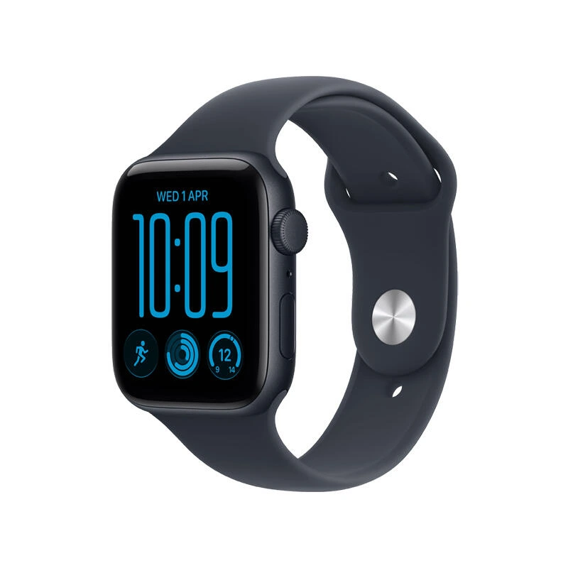 Apple Watch SE 3 GPS 44mm Midnight Aluminium Case With Navy Blue Sport Band MJL94 M/L | საათი