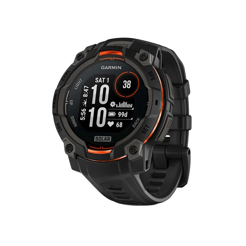 Garmin Watch Instinct 3 Solar 45mm Black | საათი