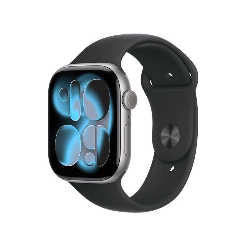 Apple Watch Series 11 GPS 46mm Space Grey Aluminium Case With Black Sport Band MEV04 S/M | Часы