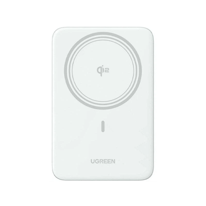 Ugreen 5000mAh Type-C Magnetic Wireless Power Bank 95931B White | PowerBank