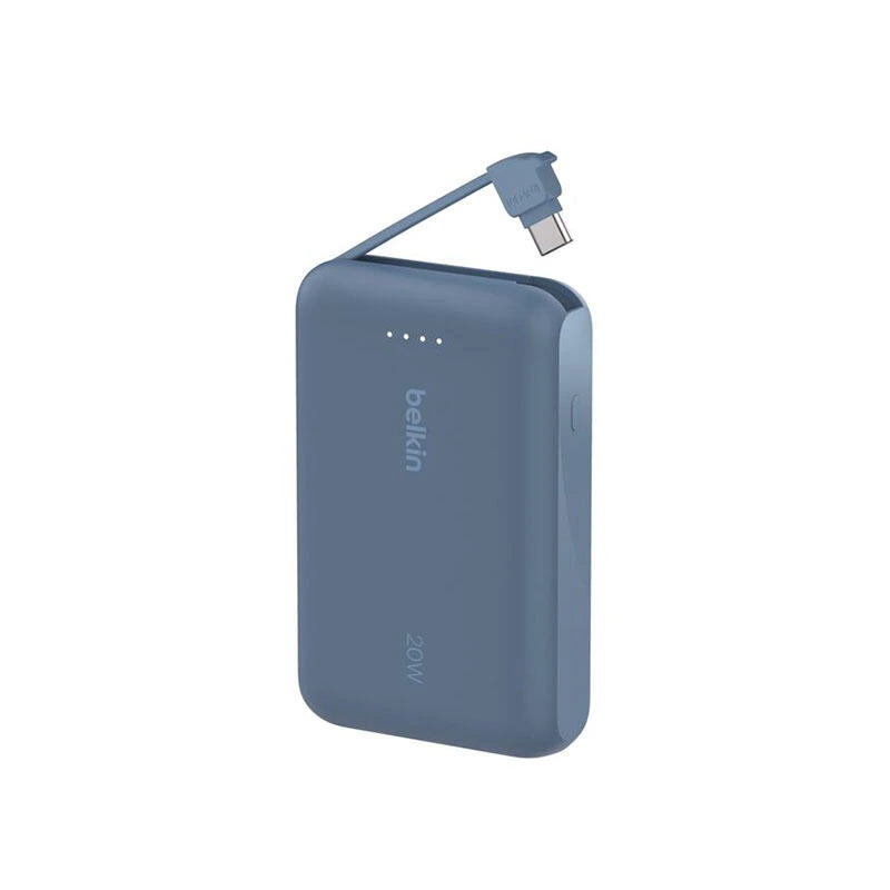 Belkin Power Bank 10000mAh With Integrated Cable BPB021HQBL Blue | PowerBank