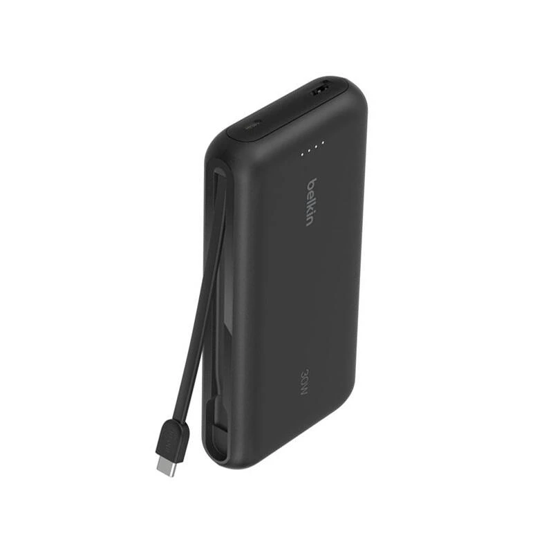 Belkin Power Bank 20000mAh With Integrated Cable BPB024HQBK Black | Power ბანკი