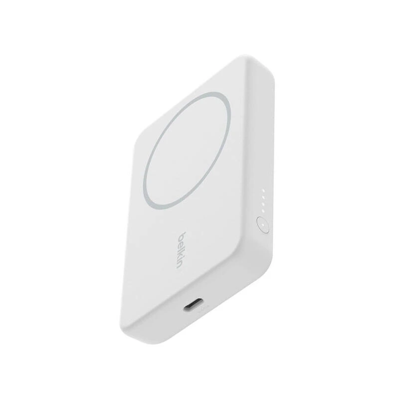 Belkin Magnetic Wireless Power Bank 5000mAh With Stand BPD004BTWT White | PowerBank