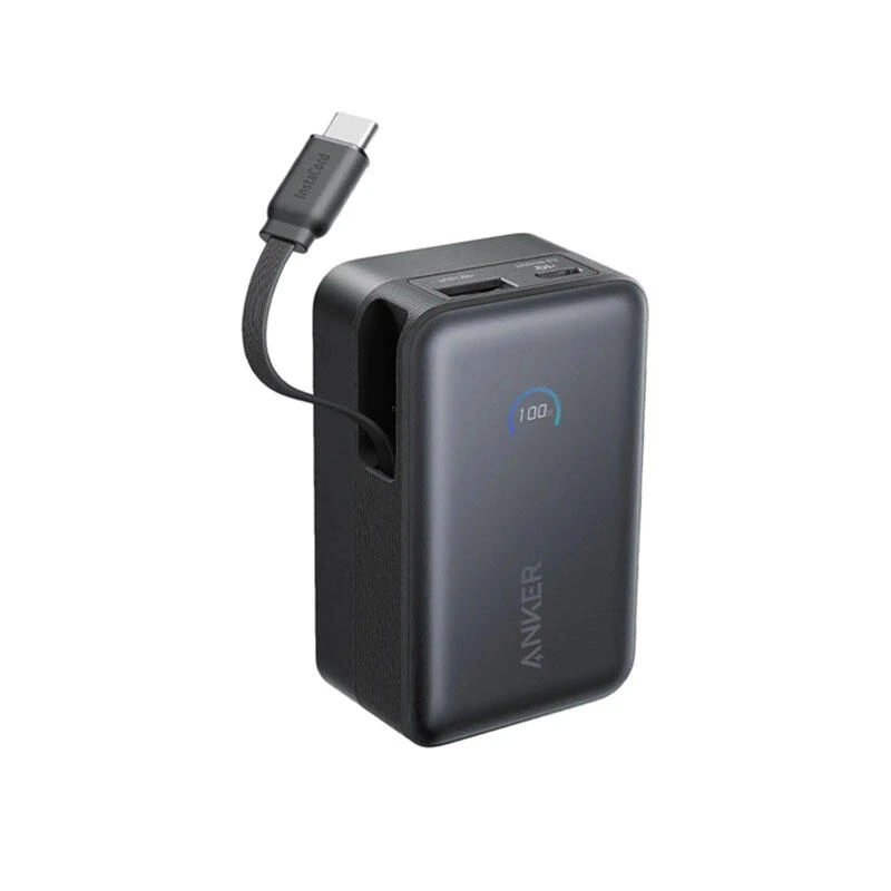 Anker Nano 45W Power Bank 10000mAh A1638H11 Black | Power ბანკი