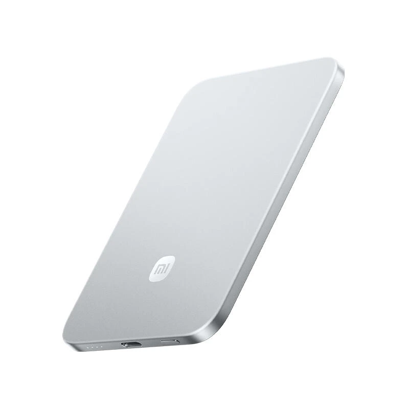 Xiaomi UltraThin Magnetic Power Bank 5000mAh 15W Gracier Silver | Power ბანკი