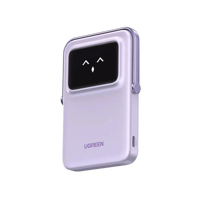 Ugreen Uno 10000mAh Magnetic Wireless Power Bank 45328 Purple | Power ბანკი