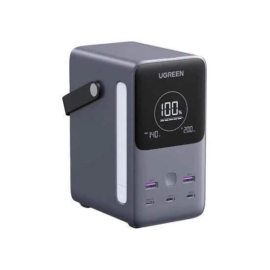 Ugreen 48000mAh USB-A Type-C Power Bank With Smart Digital Display 25286 Grey | Power ბანკი