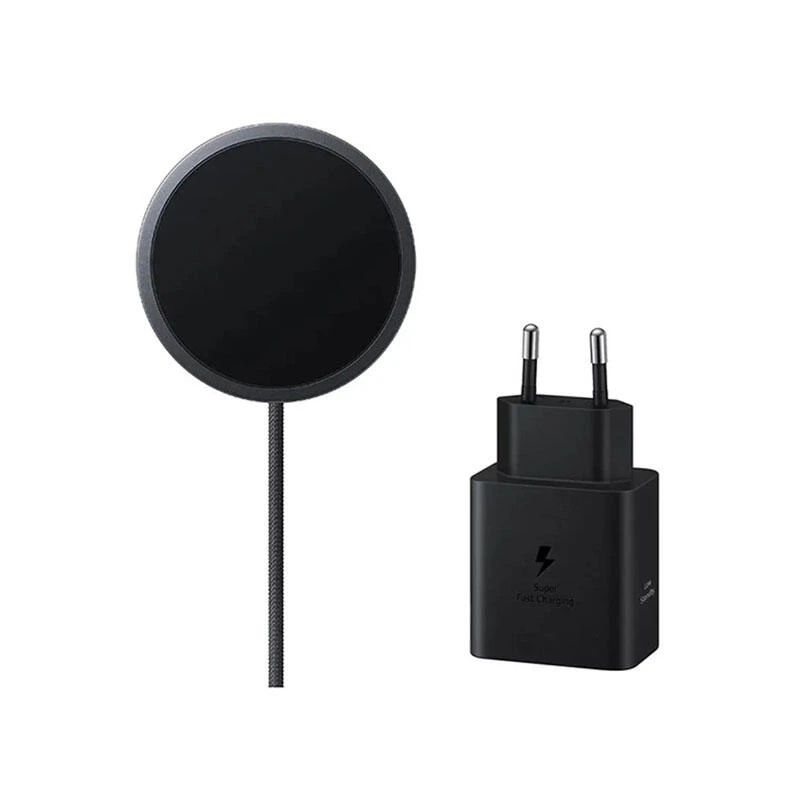 Samsung 45W Magnetic Wireless Charger With 45W Travel Adapter EP-P2900TB Black | უსადენო დამტენი
