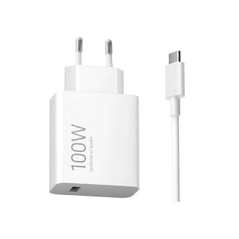 Xiaomi 100W Charging Combo With Cable White | დამტენი