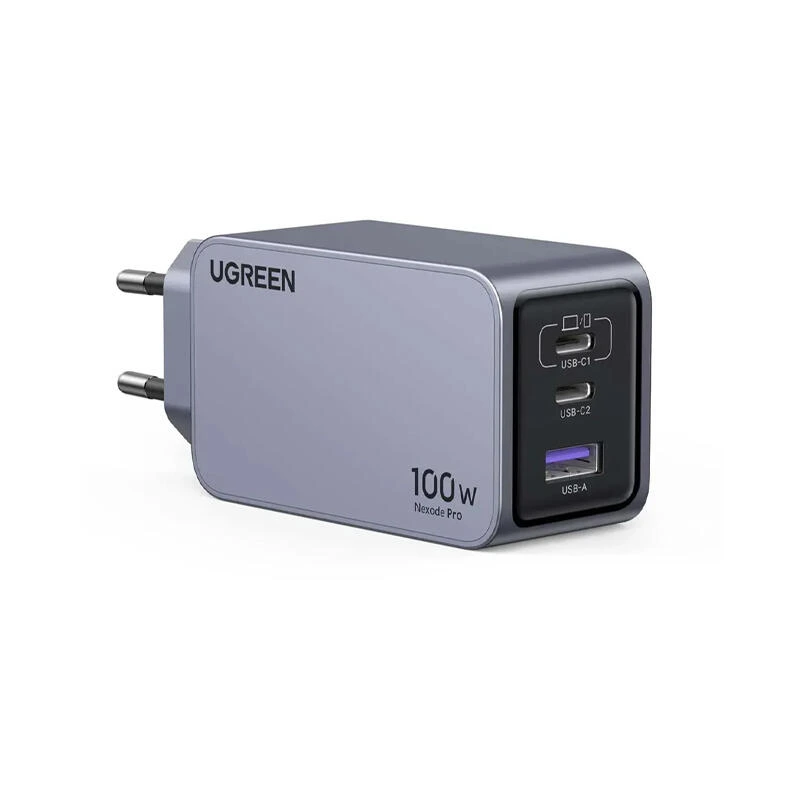 Ugreen Nexode Pro 100W Wall Charger 25874 Grey | დამტენი