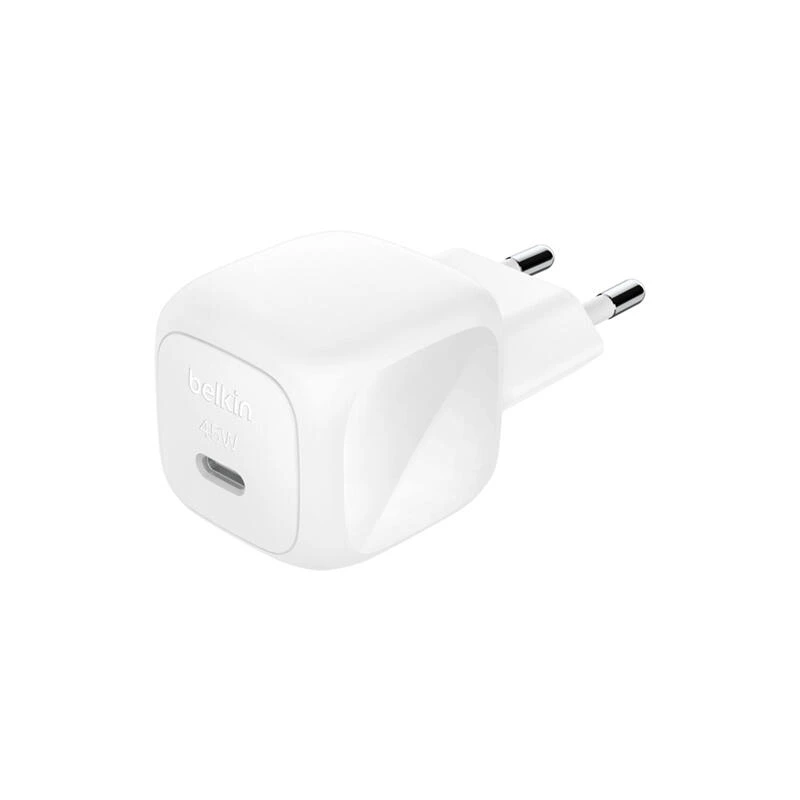 Belkin 45W USB-C Cube Wall Charger With PPS WCA013kqWH White | დამტენი