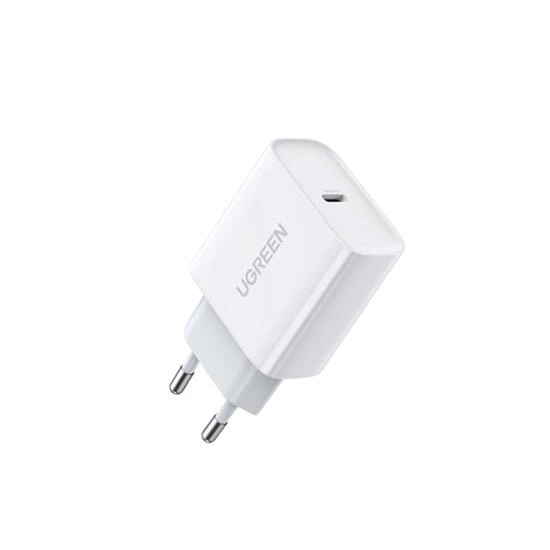 Ugreen Fast Charging Power Adapter with PD 20W EU 60450 White | зарядка